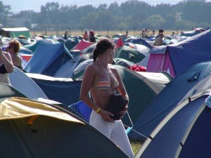 Finding Your Tent in the Dark at Music Festivals