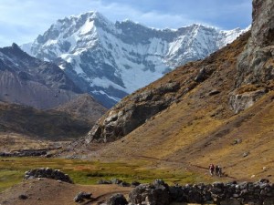 Camp at Peru's Big Red Lake on the Ausangate Circuit