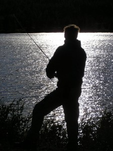 Using a Rock for Fishing Bait